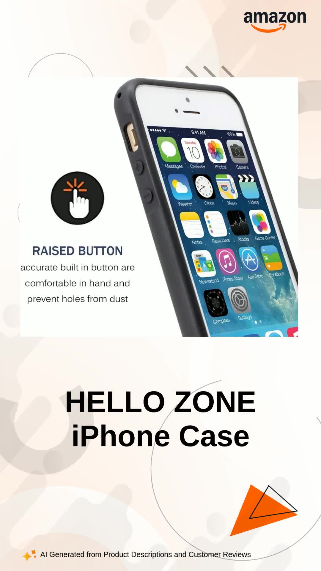 HELLO ZONE Exclusive Matte Finish Soft Back Case Cover for Apple
